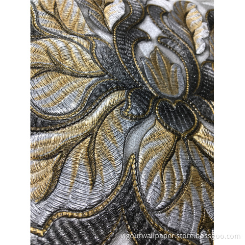 106cm good quality damask Wallpaper for Home Decoration